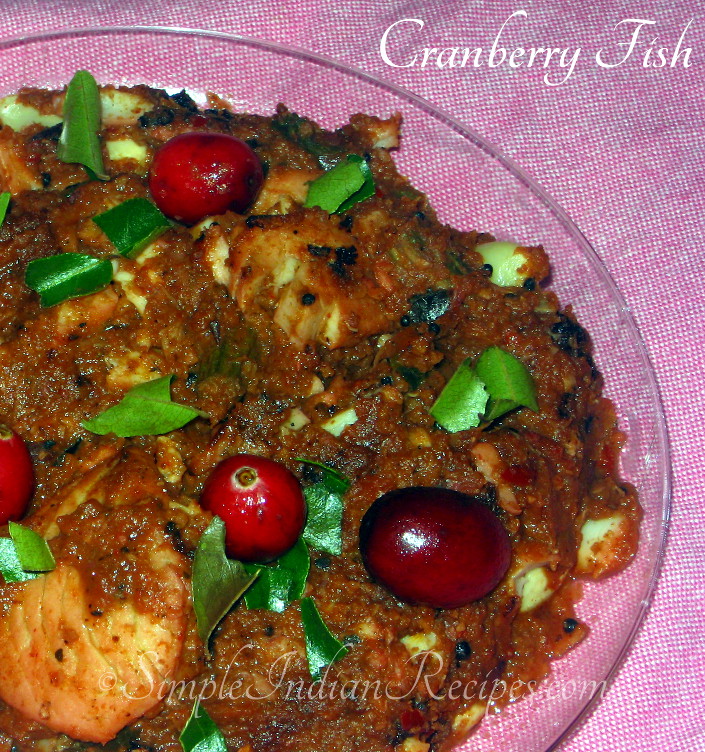Cranberry Fish Simple Indian Recipes